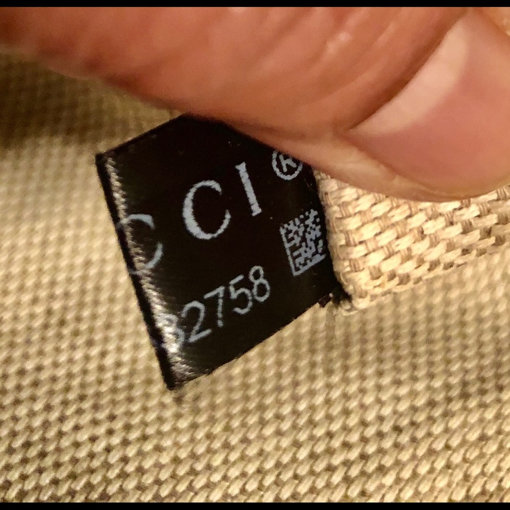 Gucci satchel vintage gg canvass large